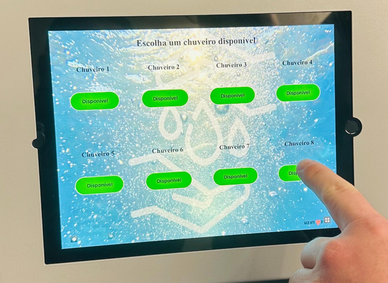 Controlo de Chuveiros